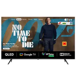 Bring home cinematic brilliance with the Kodak 43-inch QLED TV (2023). Featuring a stunning 4K QLED display with HDR and 1.1B colors, it delivers lifelike visuals. Powered by JioTele OS, it comes with Sports Hub, Google Assistant, 20W speakers, 2GB RAM, and 8GB storage for seamless entertainment.